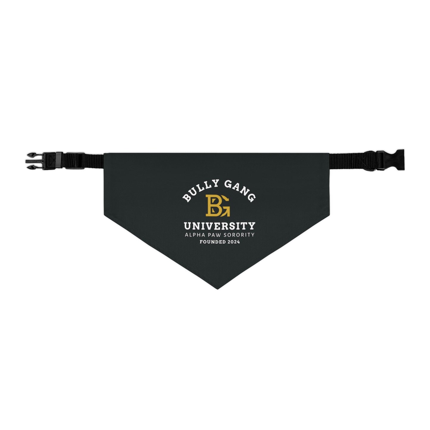 Pet Bandana — "Bully Gang University" Collar Bandana for Dogs & Cats