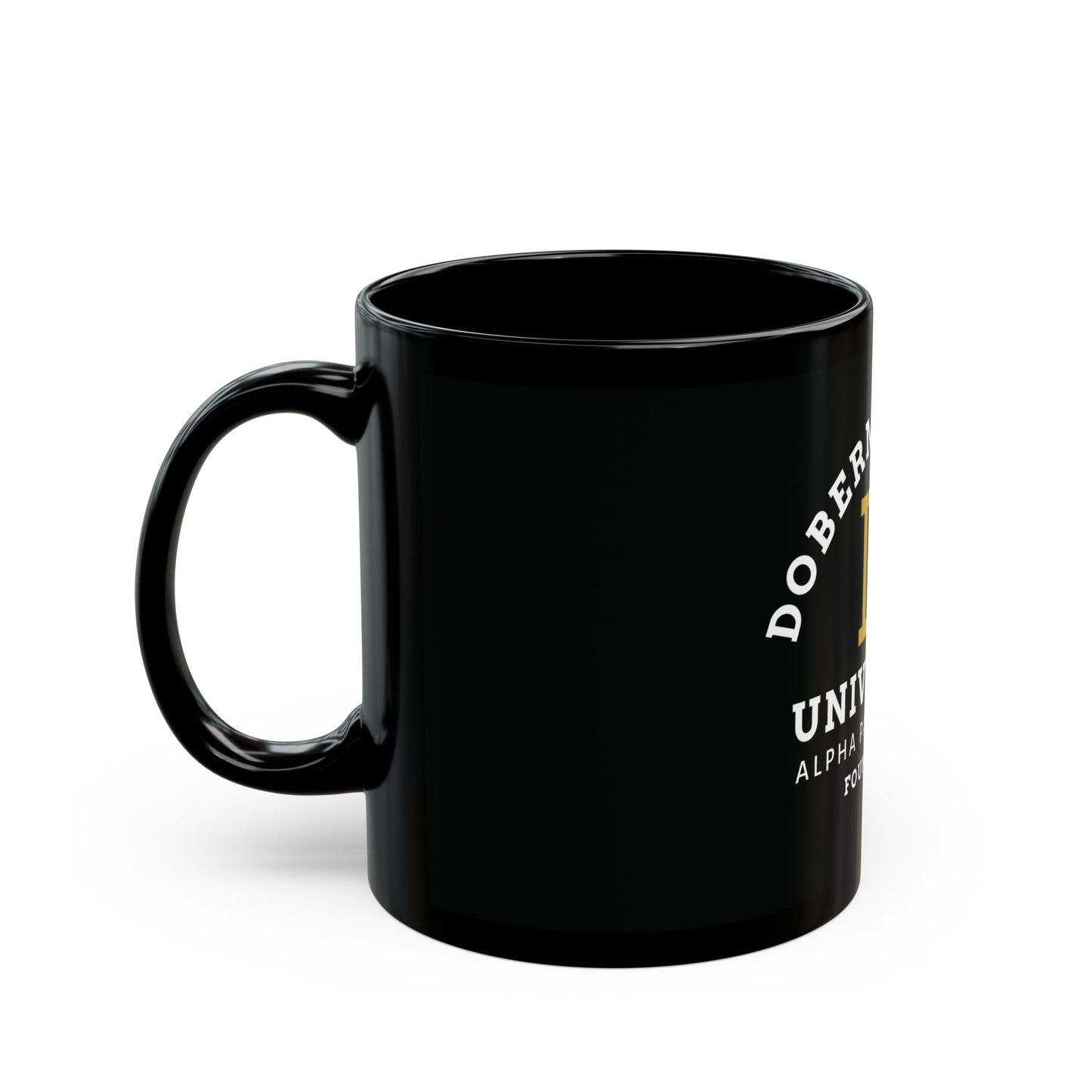 Doberman Gang University Mug — "DG" Alpha Paw Sorority Coffee Cup (11oz/15oz)