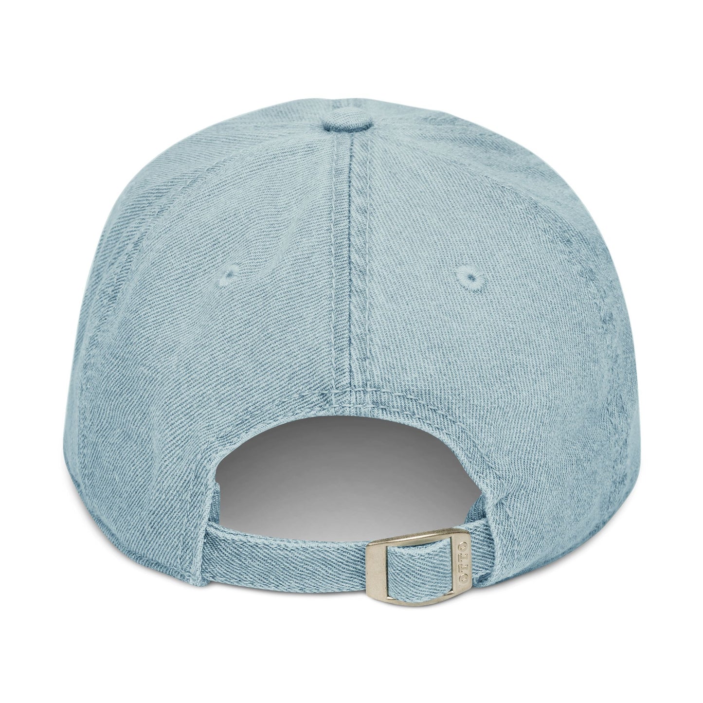 Empowering Denim Hat – "She is Me" Embroidered Cap for Confident Women