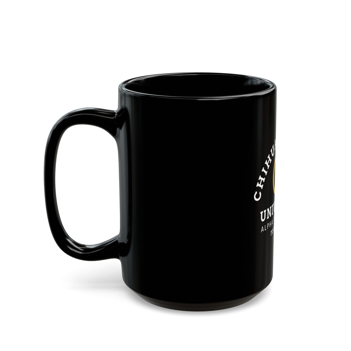 Chihuahua Gang University Mug — Alpha Paw Sorority Coffee Cup (11oz/15oz)