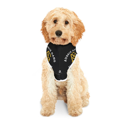 Pet Hoodie — Aussie Gang University Logo Dog Hoodie