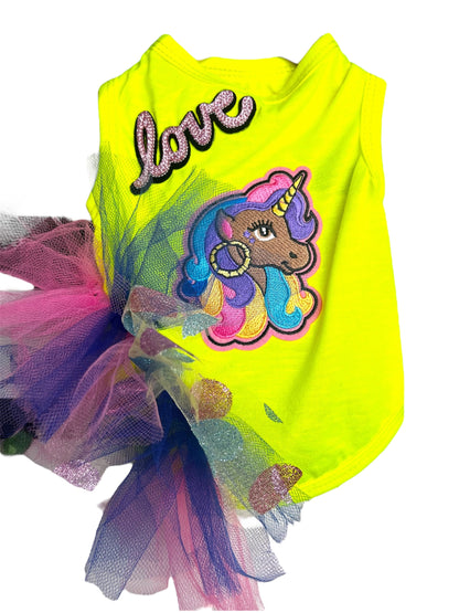 Hot Girl Pup Tutu- 1 Available Small