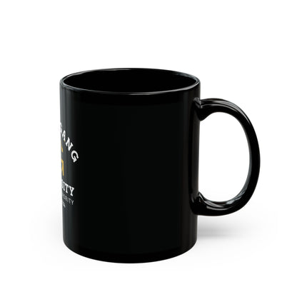 Husky Gang University Mug — "Alpha Paw Sorority" Black Coffee Cup (11oz/15oz)