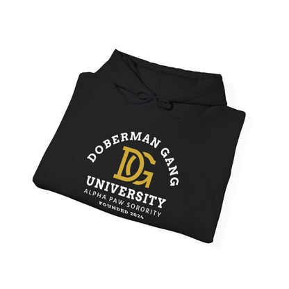 Doberman Gang University Unisex Pullover Hoodie