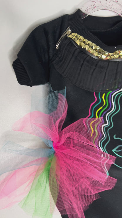 Neon Muse Luxe Tutu Dress- 1 Available Large