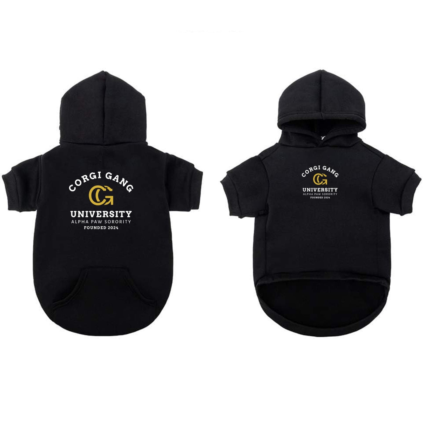 Corgi Gang University Hoodie