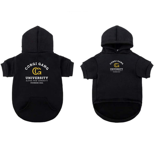 Corgi Gang University Hoodie