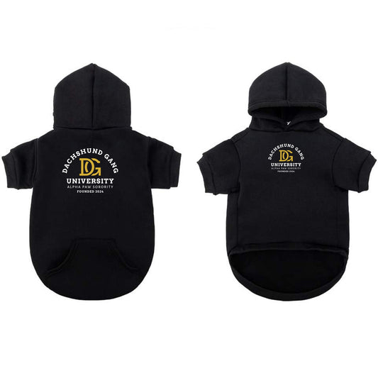 Dachshund Gang University Hoodie