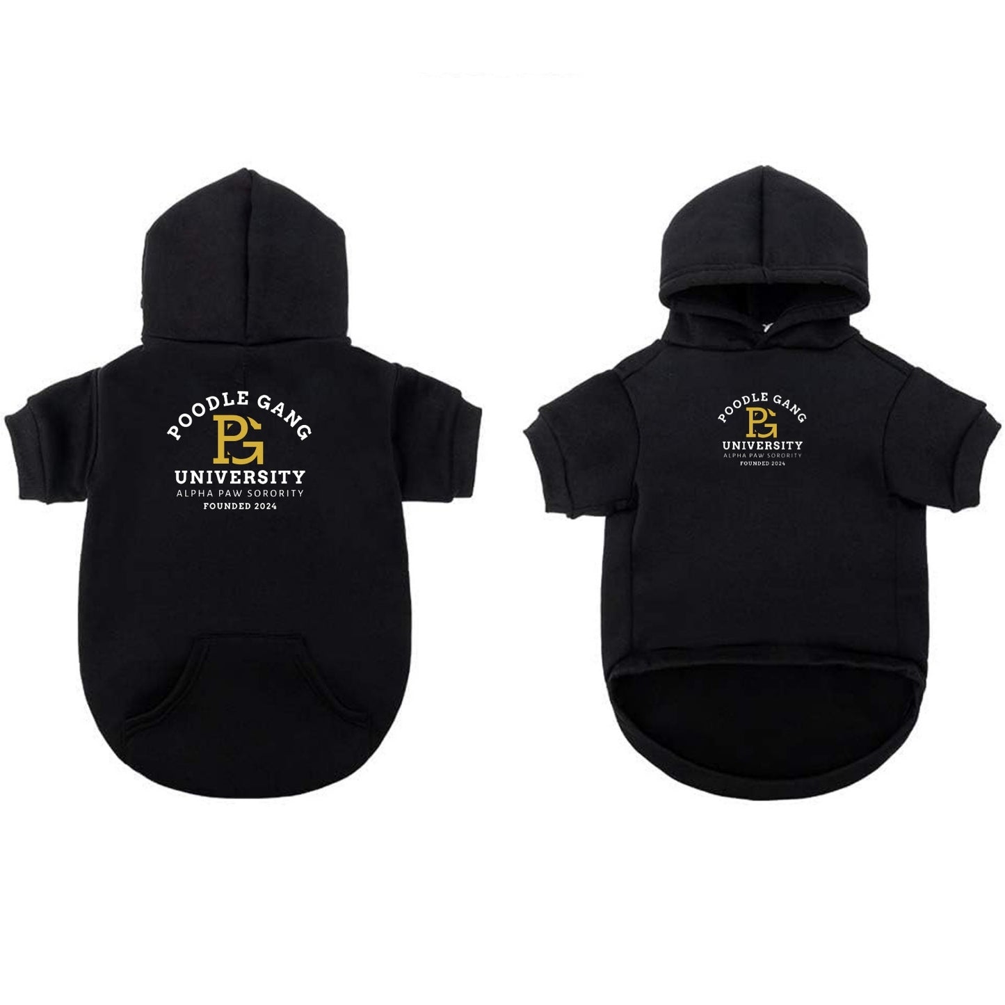 Poodle Gang University Hoodie