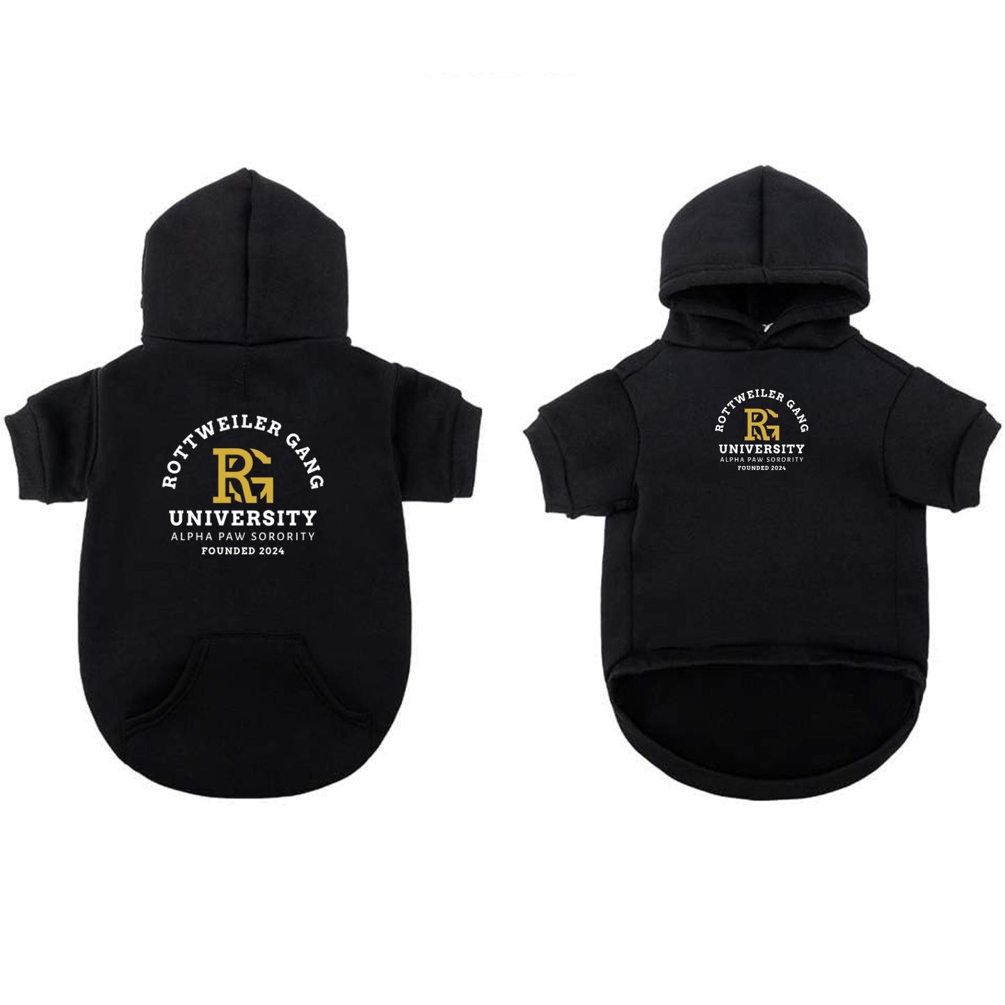 Rottweiler Gang University Hoodie